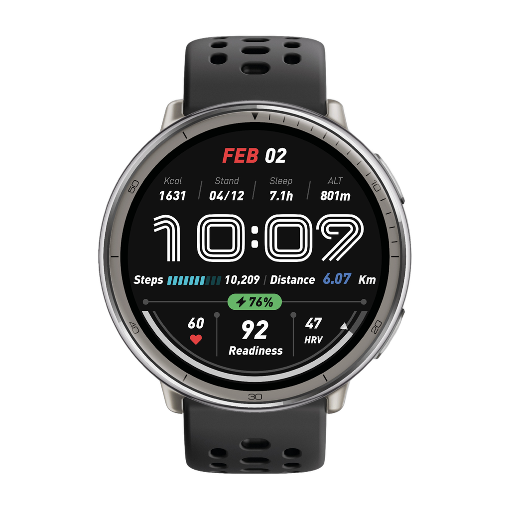 [6970100377712] Amazfit Active 2 Round (Noir)